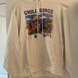 Brandy Mellville Chill since 1993 hooded sweatshirt